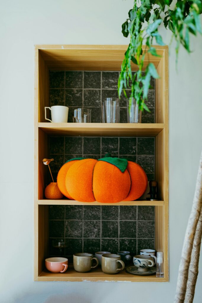 Decorate Open Shelves